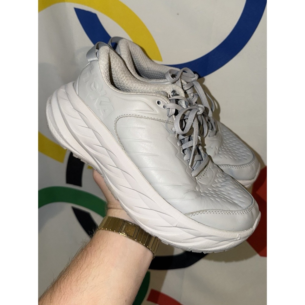 Hoka One One Bondi SR Womens 8 Slip Resistant Gray